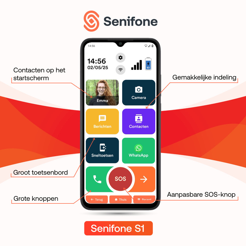 Senifone S1 - Senioren Smartphone